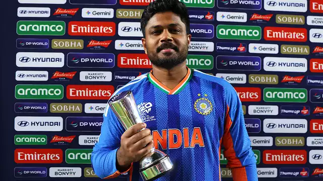 Sanju Samson celebrating during T20 World Cup 2026