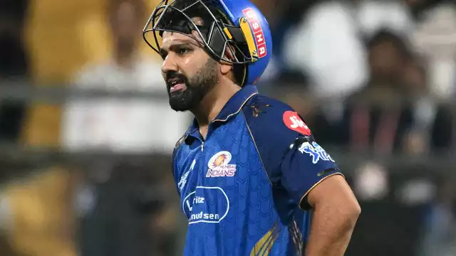 Rohit Sharma retired hurt IPL 2026 hamstring injury vs RCB