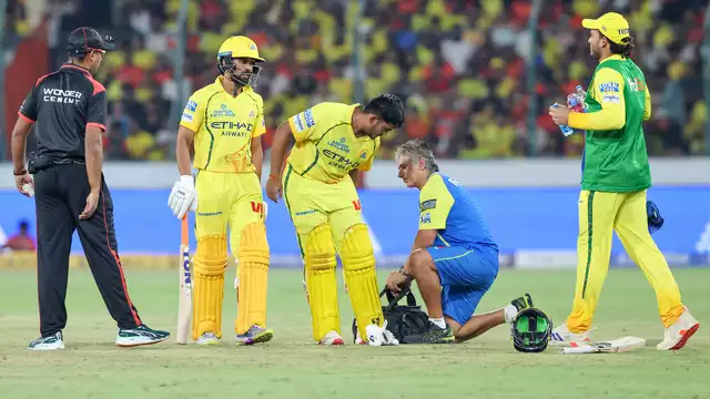 CSK injury update Ayush Mhatre hamstring MS Dhoni return
