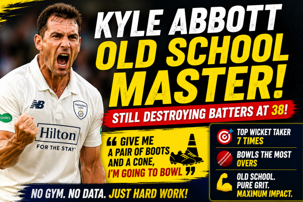 Kyle Abbott Hampshire county cricket bowling performance