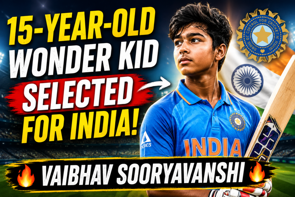 Vaibhav Sooryavanshi India T20 squad selection